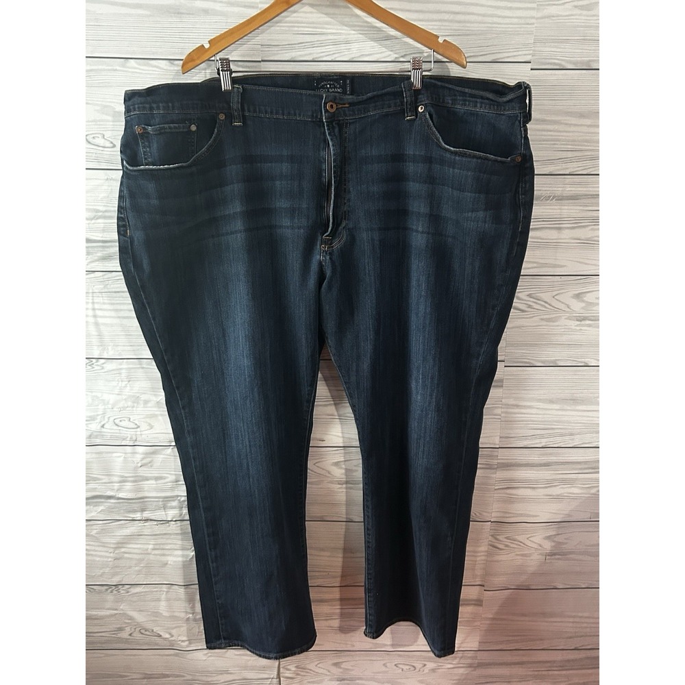 Lucky Brand Jeans 50 x 30 Men's style 181 relaxed size W50 X L 30 Darkwash j406